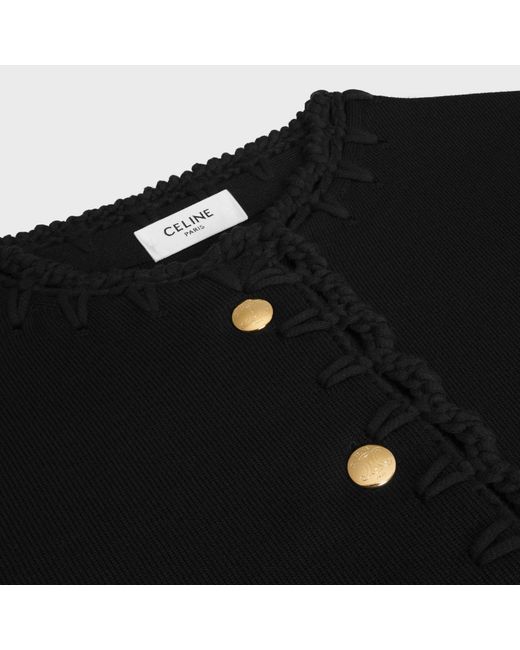 Céline Black Cardigan