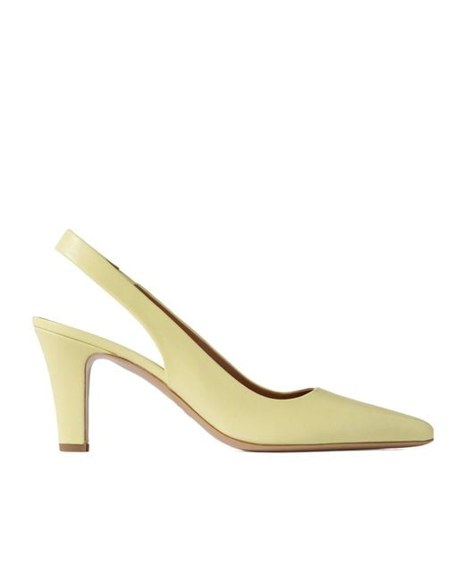 Paris Texas Metallic Leather Block Heel High Heels