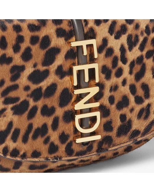 Fendi Multicolor Graphy Leopard Printed Chained Wallet