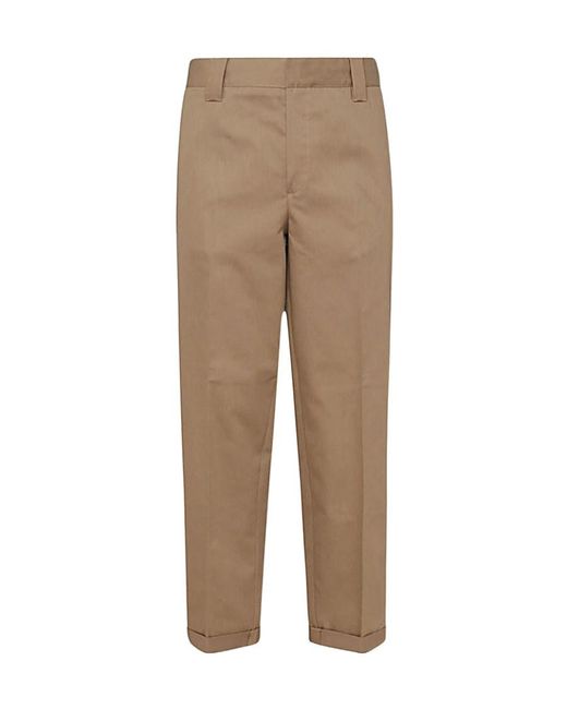 Golden Goose Deluxe Brand Natural Straight Leg Tailored Pants for men