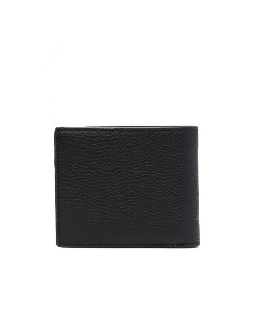 MICHAEL Michael Kors Black Hudson Slim Billfold Wallet for men
