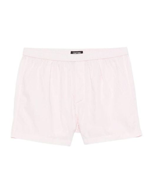 Tom Ford Pink Elastic-Waist Boxer Briefs for men