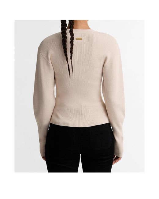 Barbour Natural Crewneck Sweater