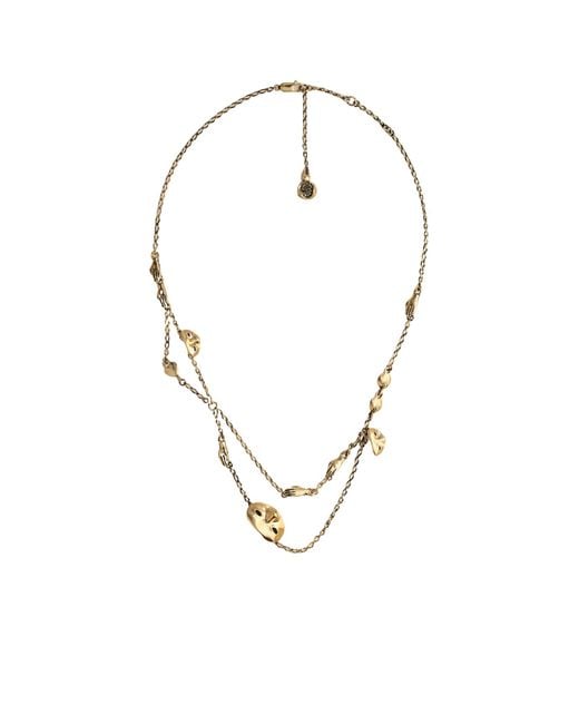 Lemaire Metallic Estampe Pendant Necklace