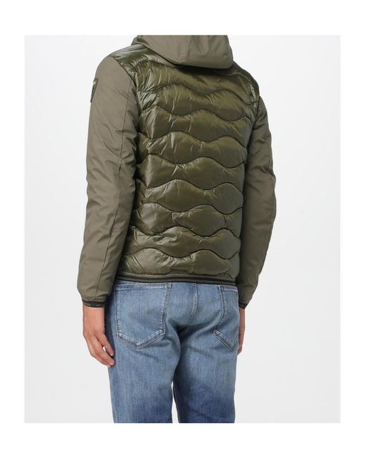 Blauer Usa Green Blauer Zip-Up Hooded Jacket for men