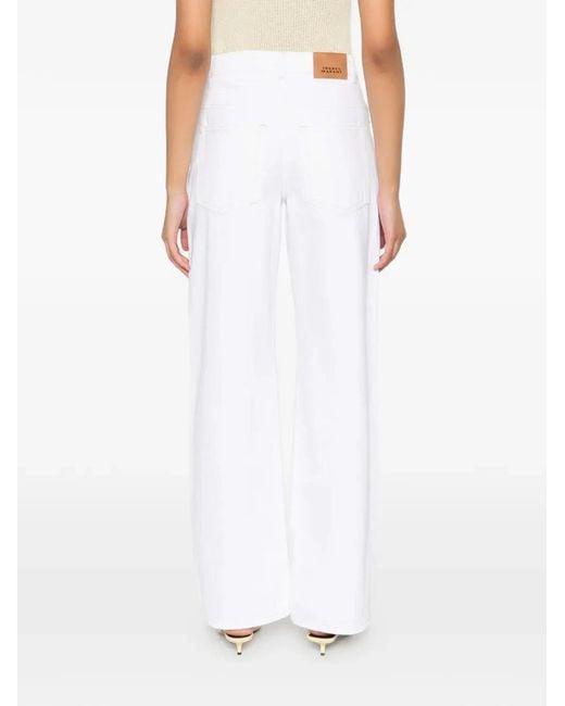 Isabel Marant White Drmie Pants