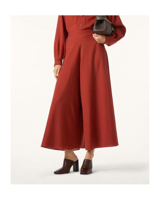 Loro Piana Red Frank Trousers