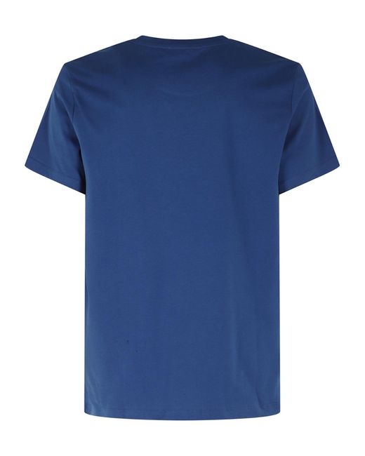 Dondup Blue Short-Sleeved Crewneck T-Shirt for men