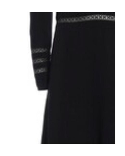 Burberry Black V-Neck Dress