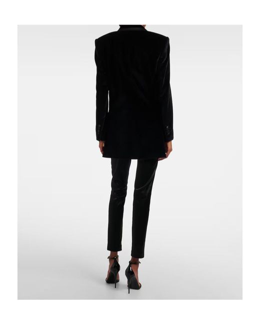 Dolce & Gabbana Black Long-Sleeved Tuxedo Jacket