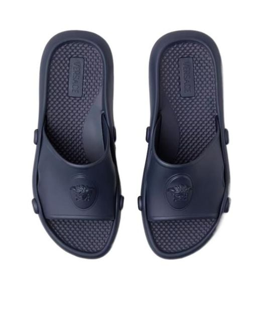 Versace Black Open-Toe Slip-On Sandals for men