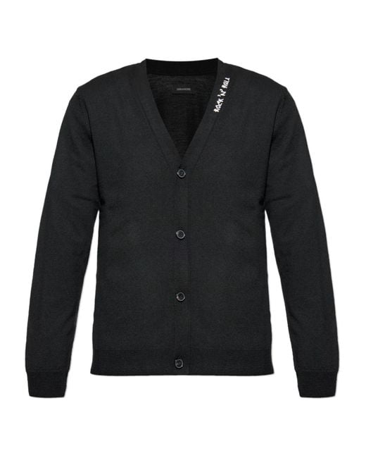 Zadig & Voltaire Black Remi Cardigan for men