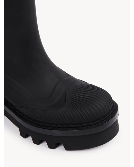 Chloé Black Chloé Raina Rain Boots