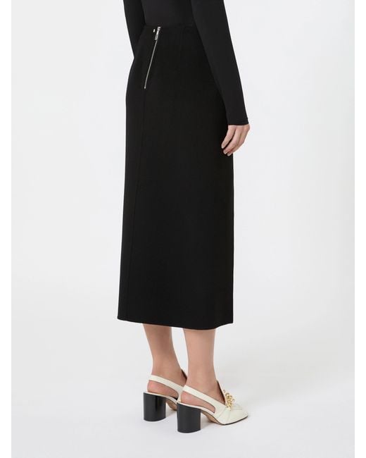 Sportmax Black Spxdanza Midi Skirt