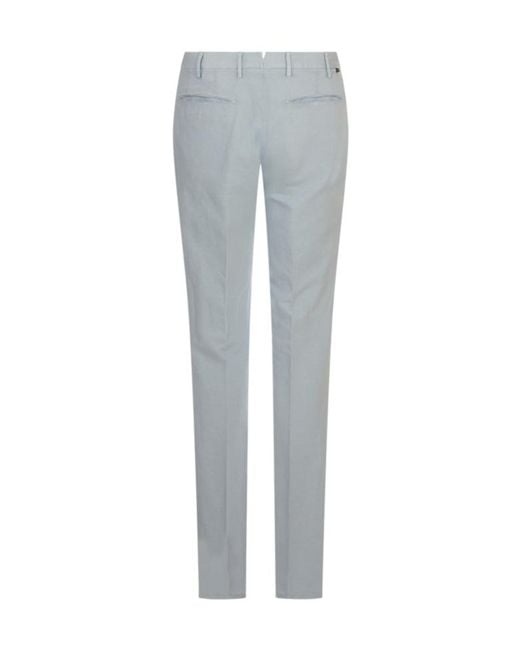 Incotex Gray Royal Batavia Slim-Fit Trousers for men