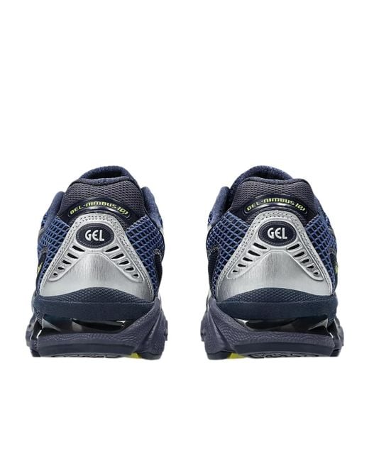Asics Blue Gel-Nimbus 10.1 Lace-Up Sneakers for men