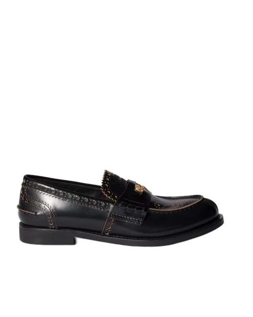 Miu Miu Women's Black Penny Loafers