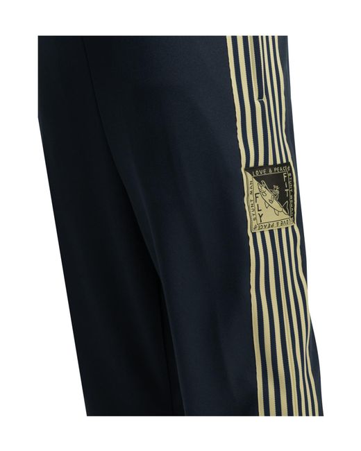Kapital Blue Elastic-Waist Athletic Pants for men