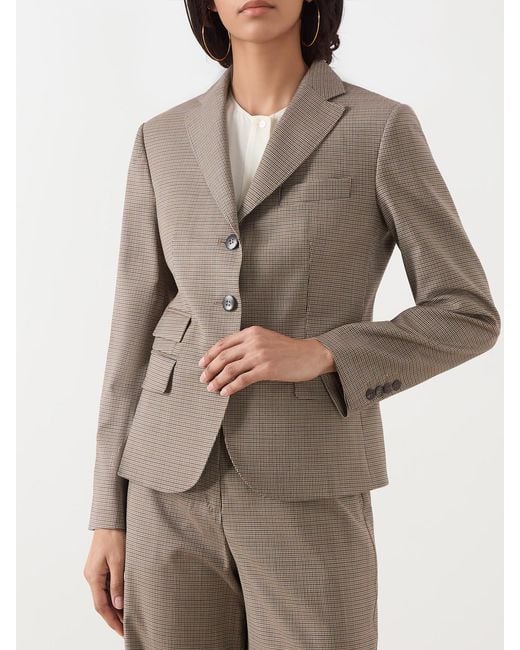 Max Mara Brown Long-Sleeve Blazer
