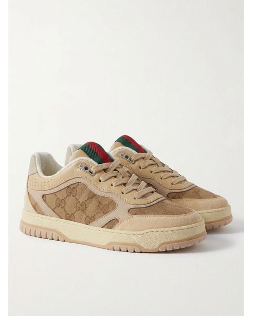 Gucci Natural Re-Web Sneakers for men