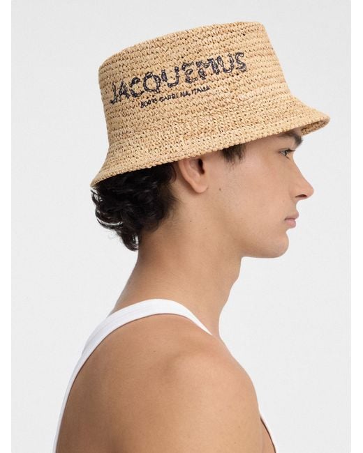 Jacquemus Natural Le Bob Pesco Bucket Hat