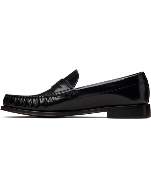 Tom Ford Black Round-Toe Loafers for men