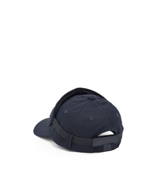Emporio Armani Blue Patch Logo Cap for men