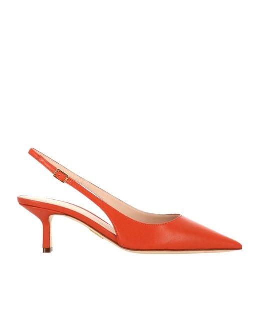 Rodo Red Pointed-Toe High-Heeled Sandals