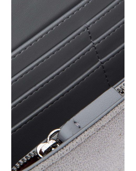 Stella McCartney Gray Falabella Continental Wallet