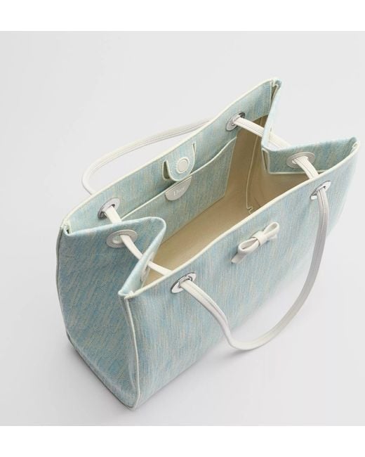 Dior Blue Medium Promenade Shopping Bag