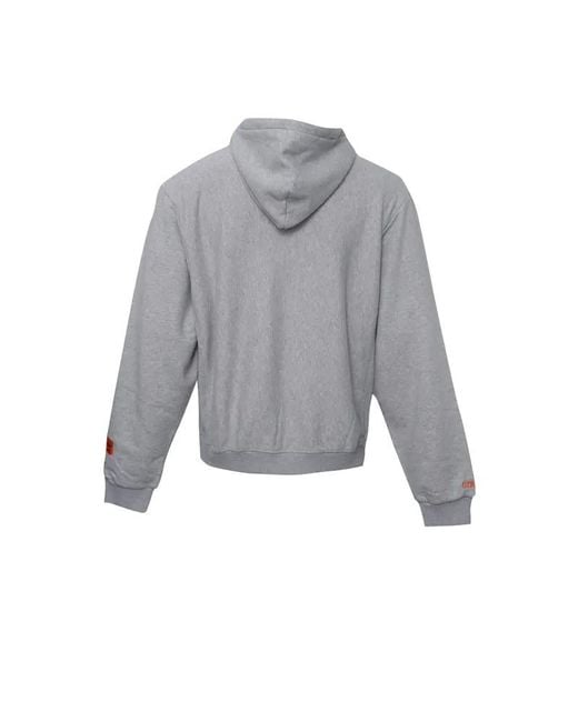 Heron Preston Gray Logo Sweater for men