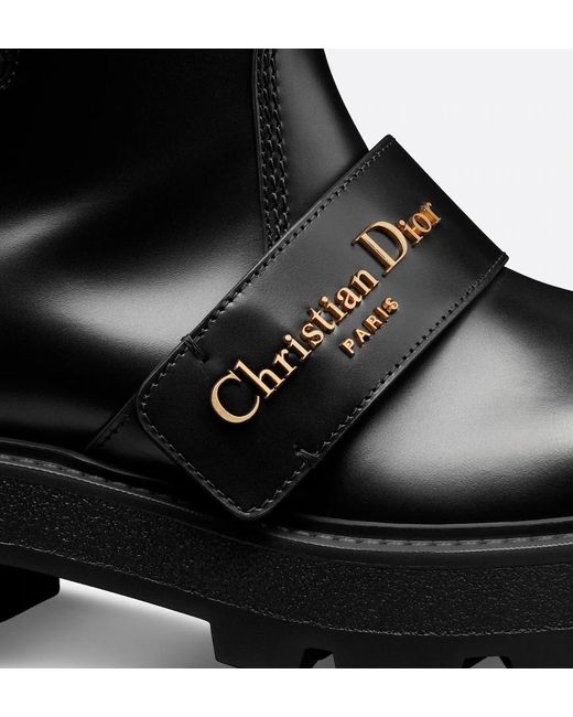 Dior Black D-Quest Ankle Boot