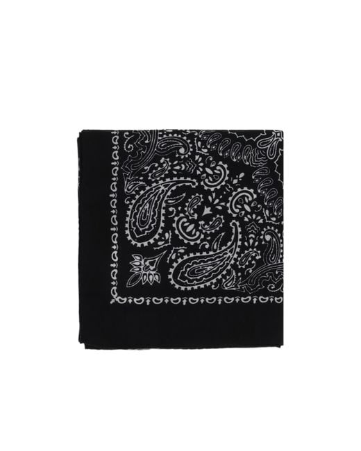 Destin Black Rectangular Scarf
