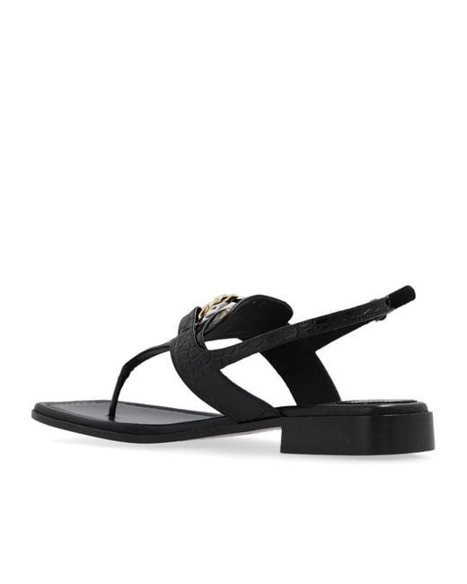 Ferragamo Multicolor Ferragamo Lula Embossed Gancini Sandals