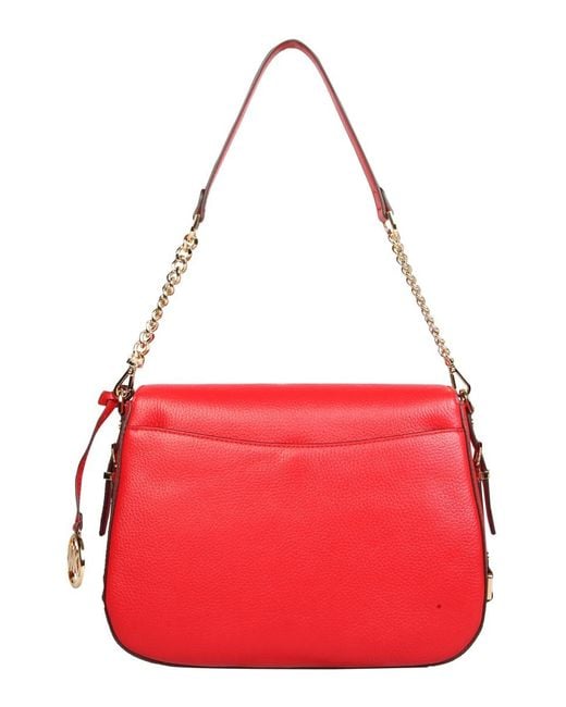 MICHAEL Michael Kors Red Top Flap Shoulder Bag