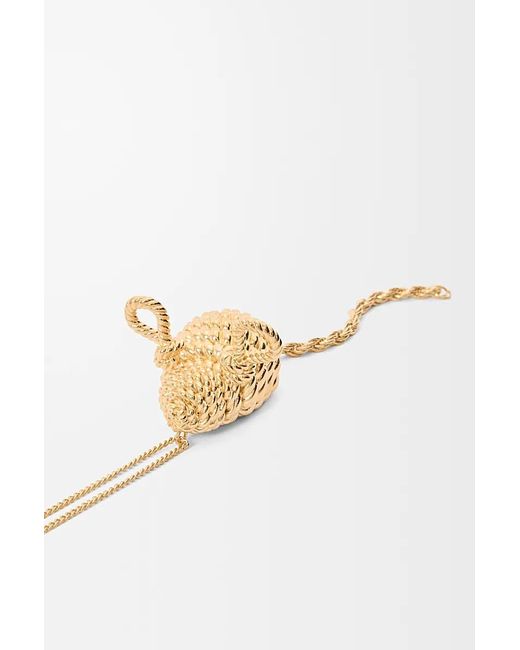 Loewe White Mouse Necklace