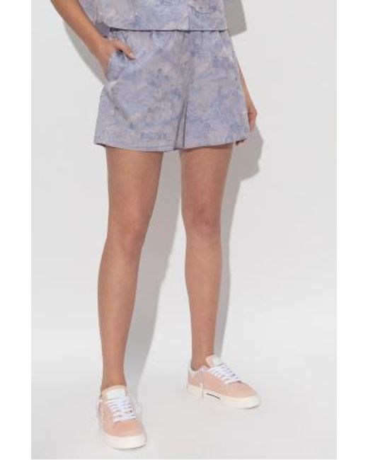 Off-White c/o Virgil Abloh Blue Short Shorts