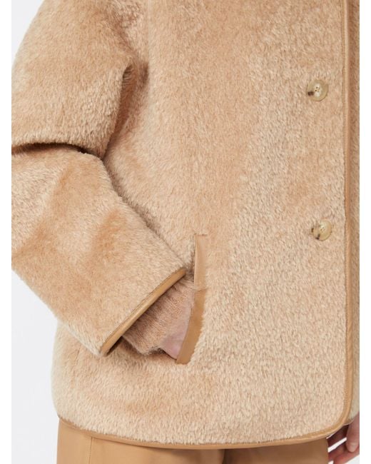 Max Mara Natural Studio Long-Sleeved Button-Up Jacket