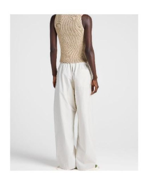 J.W. Anderson Natural Jw Anderson Zipped Tank Top