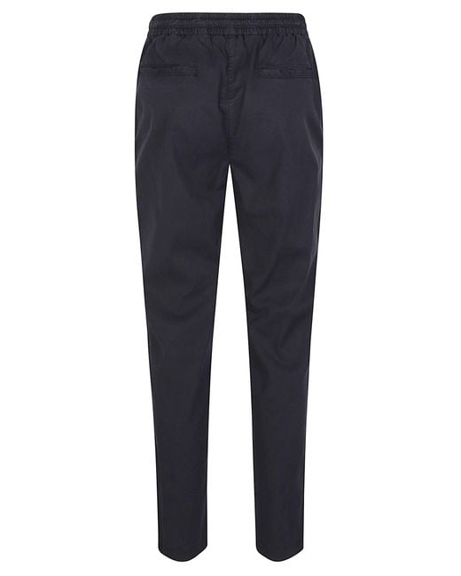 Eleventy Blue Drawstring Waist Pants