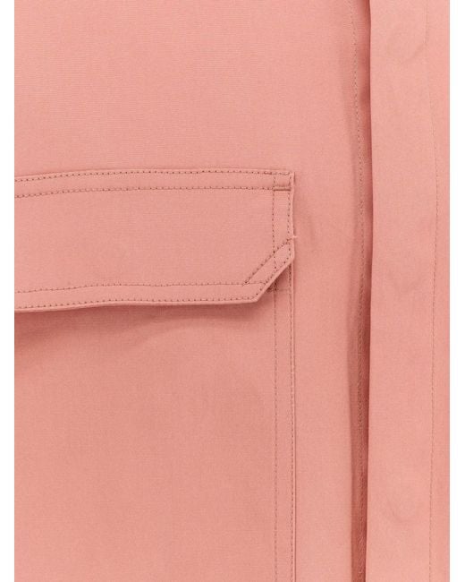 Rick Owens Pink Long Sleeve Shirt for men