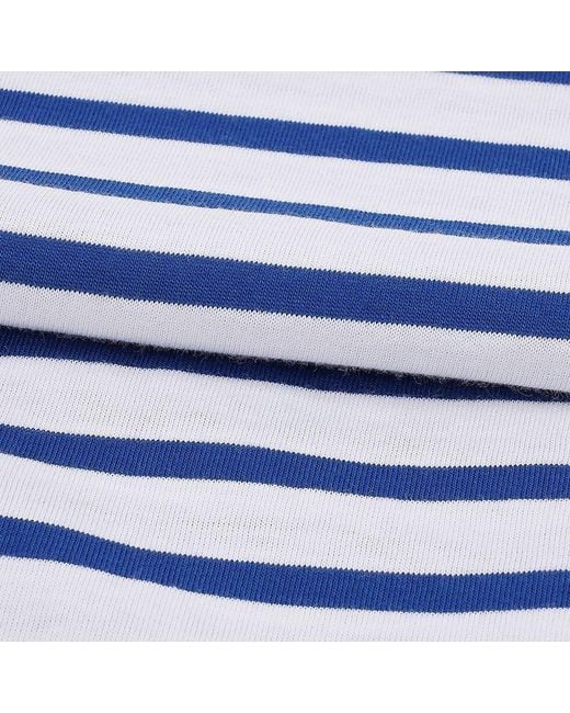Saint James Blue Short-Sleeve T-Shirt for men