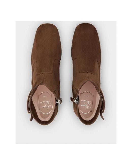 Roger Vivier Brown Très Vivier Boots