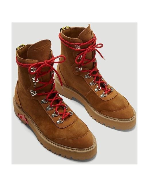 Off-White c/o Virgil Abloh Brown Ankle Boots for men
