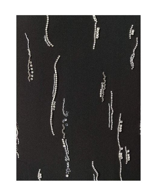 Prada Black Sabl Satin Dress
