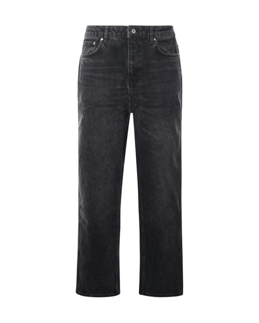 Represent Blue Whiskering Effect Denim Jeans for men