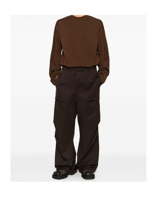 Entire studios Brown Long-Sleeved T-Shirt for men