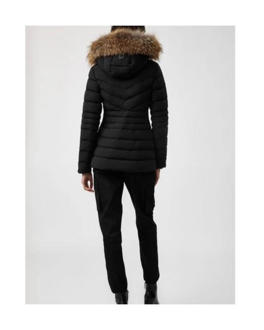 Mackage Black Hooded Down Jacket