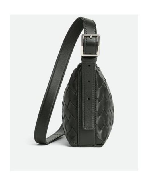 Bottega Veneta Black Traveler Phone Pouch for men