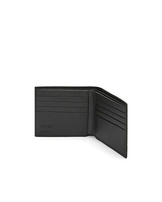 Loewe Gray Logo Embossed Bifold Wallet for men